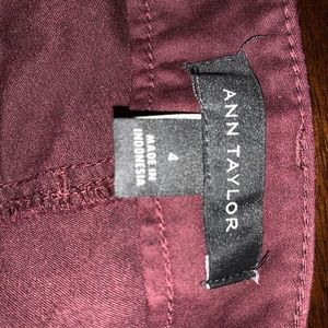 Burgundy skinny jeans